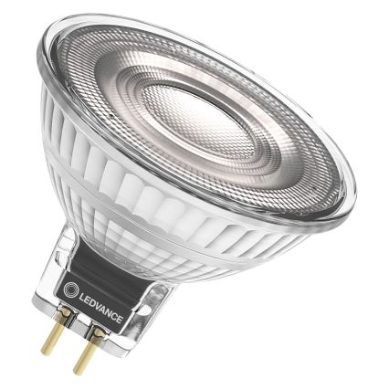 LED Dimmable MR16 Reflector Bulb GU5.3, 5.3W, 12V, 3000K, 36°, CRI 97 - Ledvance