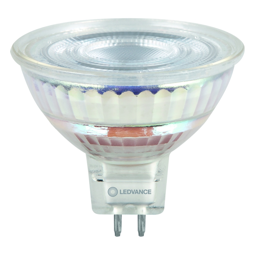 LED Dimmable MR16 Reflector Bulb GU5.3/6.6W/12V 3000K 36° CRI 97 - Ledvance