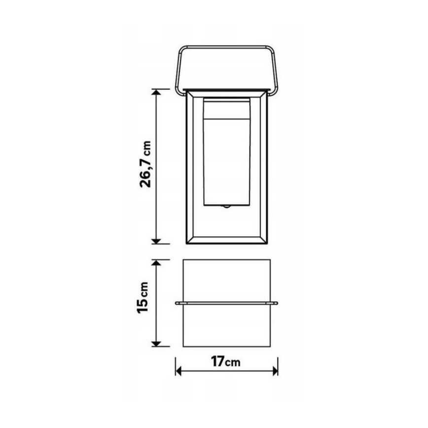 LED Dimmable outdoor lamp MESHY LED/2W/5V IP44