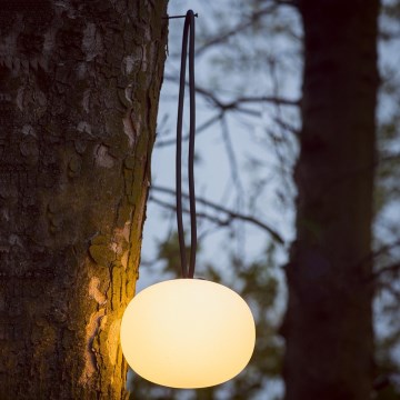 LED Dimmable outdoor rechargeable pendant light STONO LED/1W/3000 mAh IP54