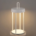 LED dimmable outdoor rechargeable touch table lamp GENTLE LED/1,5W/3,7V 3000 mAh IP44 white