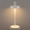 LED Dimmable outdoor rechargeable touch table lamp SHINE LED/1,5W/3,7V 3000 mAh IP44 white