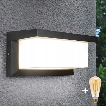 LED Dimmable Outdoor Wall Light NEELY 1xE27/6W/230V 2700-6500K IP54 Anthracite