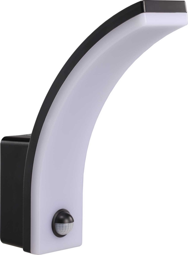 LED Dimmable Outdoor Wall Light with Motion and Twilight Sensor LED/12/15/20W/230V IP65 black