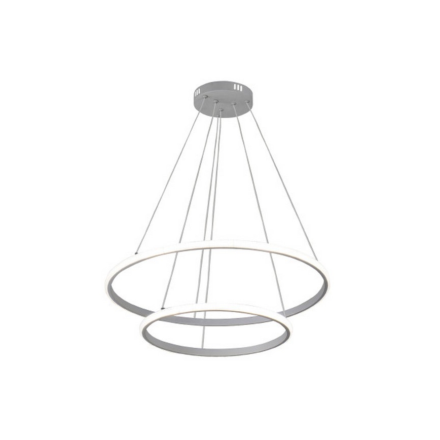 Dimmable LED cable-suspended pendant light LED/55W/230V 3000–6500K Ø 60 cm + remote control