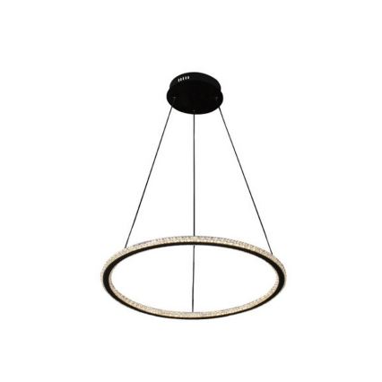 Dimmable LED cable-suspended pendant light, 90 W / 230 V, 3000–6500 K, Ø 60 cm + remote control