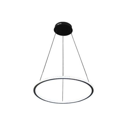 Dimmable LED cable-suspended pendant light, 90 W / 230 V, 3000–6500 K, Ø 60 cm + remote control