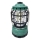 LED Dimmable portable camping lamp 3xLED/3W/3xAA IPX4 green