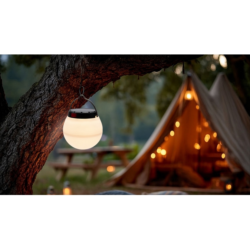 LED Dimmable Portable Solar Rechargeable Lamp LUMINA ORB LED/5V 800 mAh