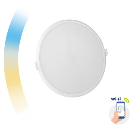 LED Dimmable recessed light ALGINE LED/22W/230V Wi-Fi Tuya round