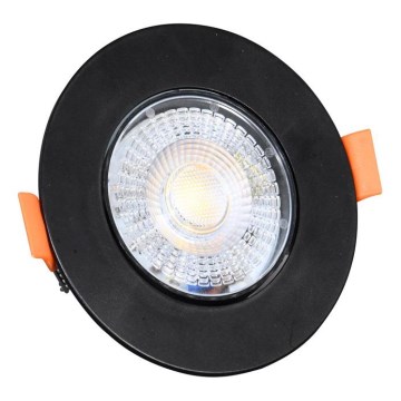 LED Dimmable recessed light ZITA LED/3/5/7W/230V 3000/4000/6000K d. 9 cm black