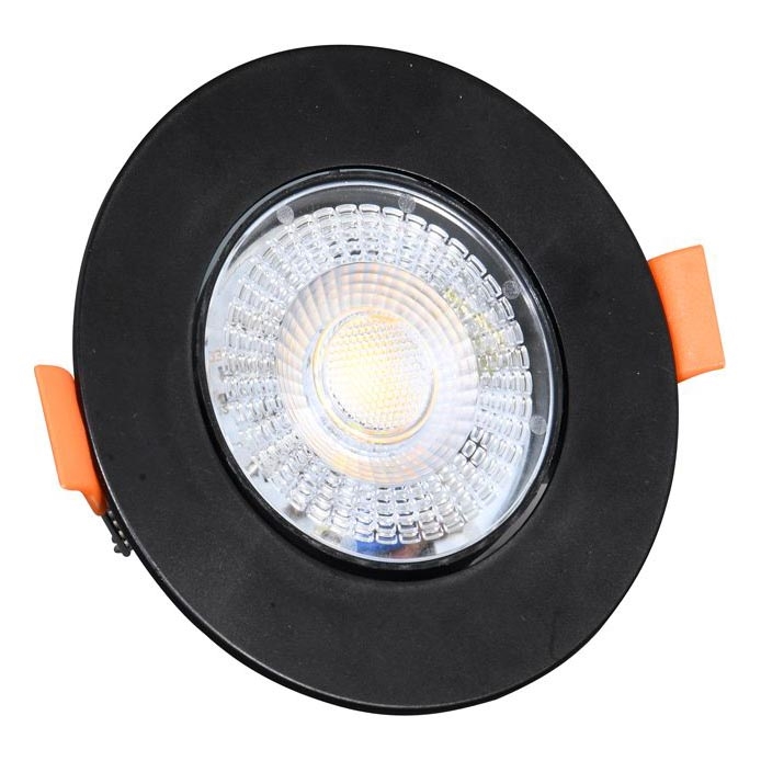 LED Dimmable recessed light ZITA LED/3/5/7W/230V 3000/4000/6000K d. 9 cm black