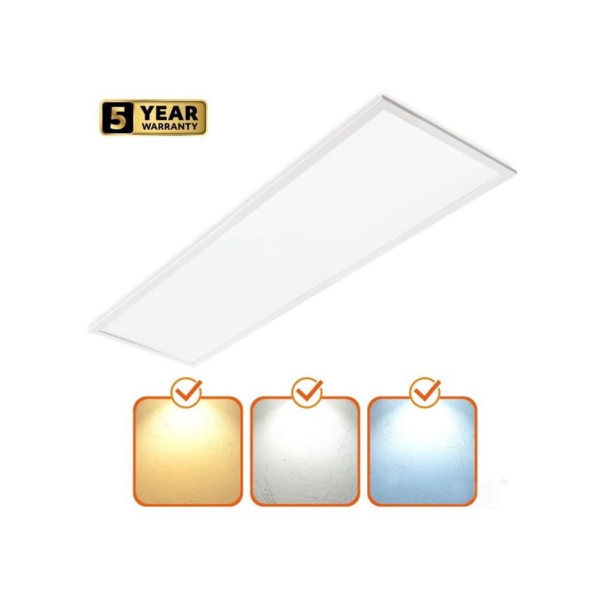 LED Dimmable recessed panel CAPRI LED/25/36/40W/230V 3000/4000/5700K UGR19 IP44 30x120 cm