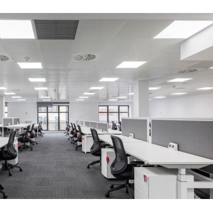 LED Dimmable recessed panel CAPRI LED/25/36/40W/230V 3000/4000/5700K UGR19 IP44 60x60 cm