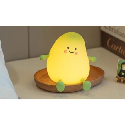 LED Dimmable rechargeable children's night light LED/1W/5V 3000K 800 mAh mango