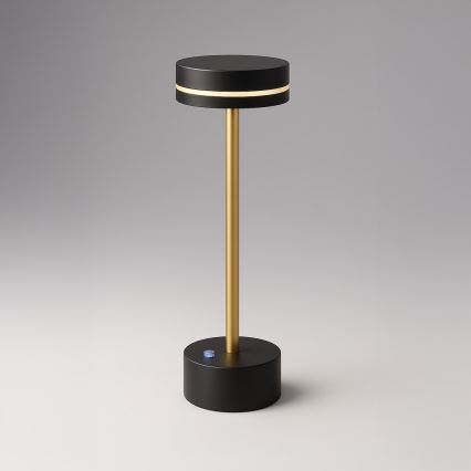 LED Dimmable Rechargeable Desk Lamp SAM LED/5W/5V 3600 mAh Black/Gold