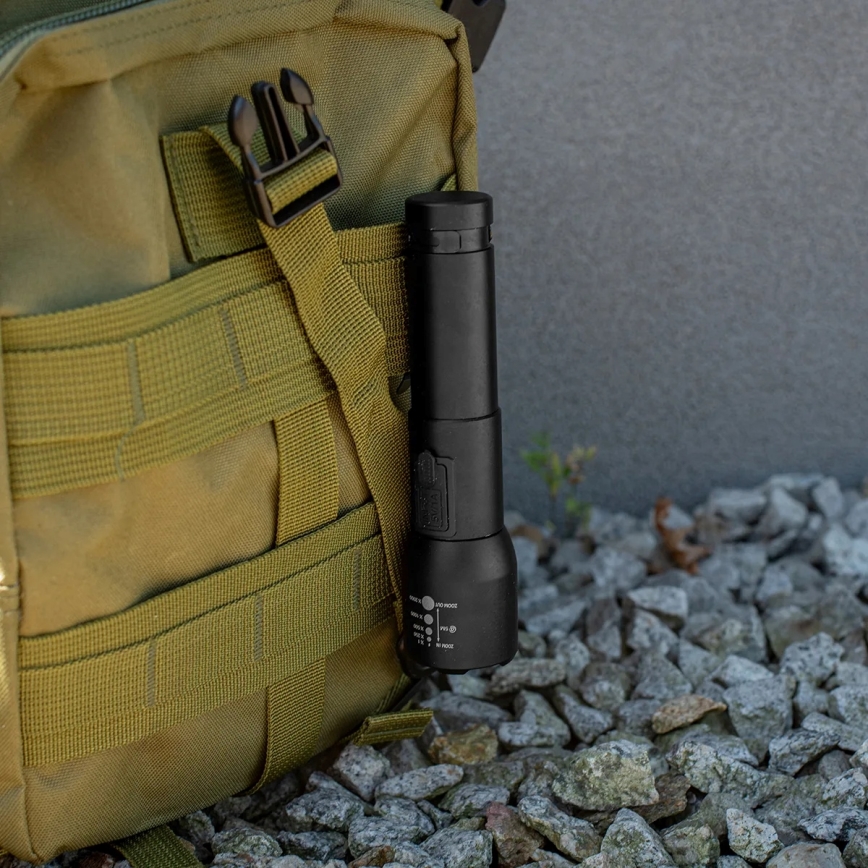 LED Dimmable rechargeable flashlight LED/20W/5V IPX4 800 shiny 2000 mAh
