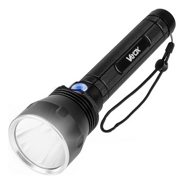 LED Dimmable rechargeable flashlight LED/20W/5V IPX5 1570 shiny 8400 mAh