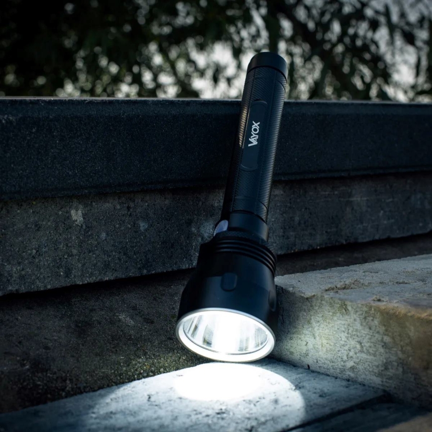 LED Dimmable rechargeable flashlight LED/20W/5V IPX5 1570 shiny 8400 mAh