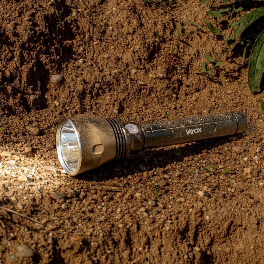 LED Dimmable rechargeable flashlight LED/20W/5V IPX5 1570 shiny 8400 mAh
