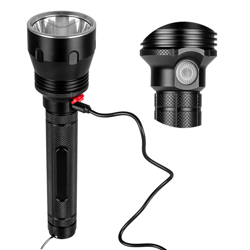 LED Dimmable rechargeable flashlight LED/20W/5V IPX5 1570 shiny 8400 mAh
