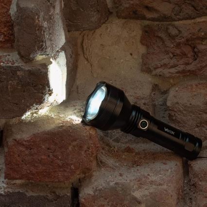 LED Dimmable rechargeable flashlight LED/20W/5V IPX5 1900 shiny 5000 mAh