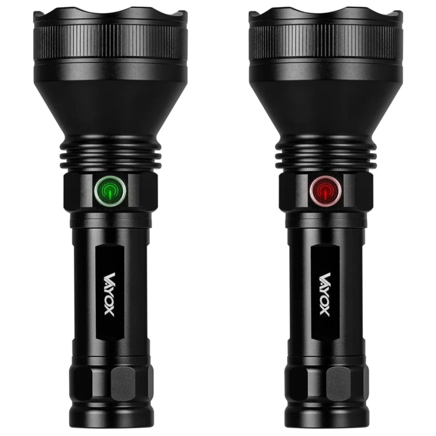 LED Dimmable rechargeable flashlight LED/20W/5V IPX5 1900 shiny 5000 mAh