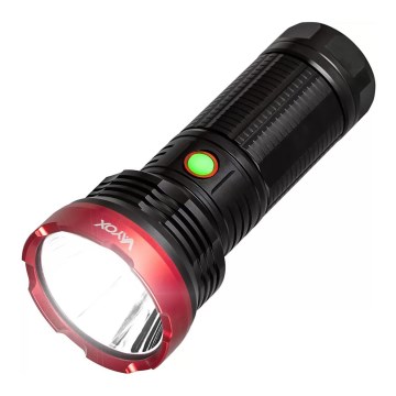 LED Dimmable rechargeable flashlight LED/20W/5V IPX5 2000 shiny 6000 mAh