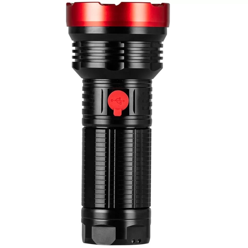 LED Dimmable rechargeable flashlight LED/20W/5V IPX5 2000 shiny 6000 mAh