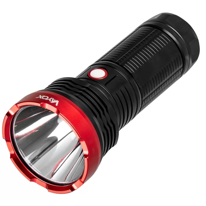 LED Dimmable rechargeable flashlight LED/20W/5V IPX5 2000 shiny 6000 mAh