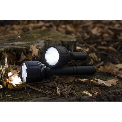 LED Dimmable rechargeable flashlight LED/30W/5V IPX7 3000 shiny 4200 mAh