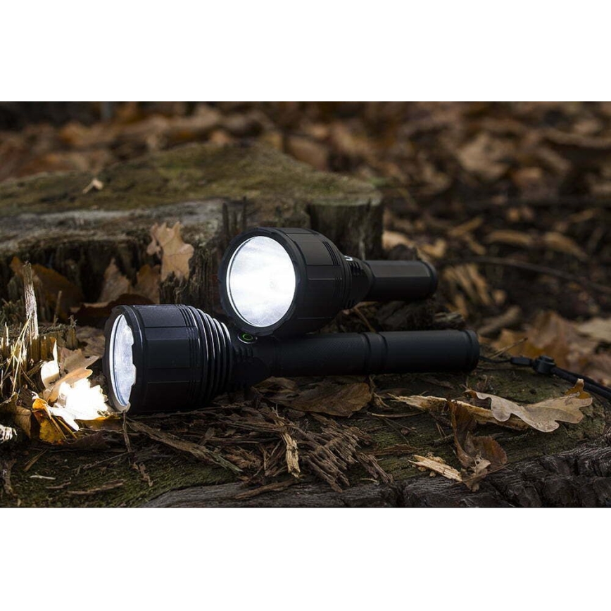 LED Dimmable rechargeable flashlight LED/30W/5V IPX7 3000 shiny 4200 mAh