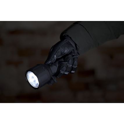 LED Dimmable rechargeable flashlight LED/30W/5V IPX7 3000 shiny 4200 mAh