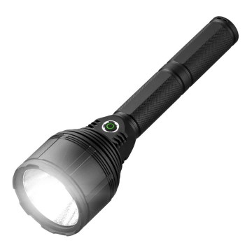 LED Dimmable rechargeable flashlight LED/30W/5V IPX7 3000 shiny 8400 mAh
