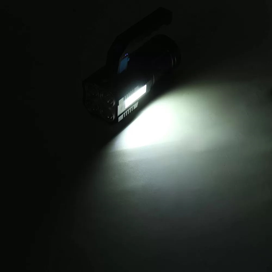 LED Dimmable rechargeable flashlight LED/5V IPX4 250 shiny 1200 mAh