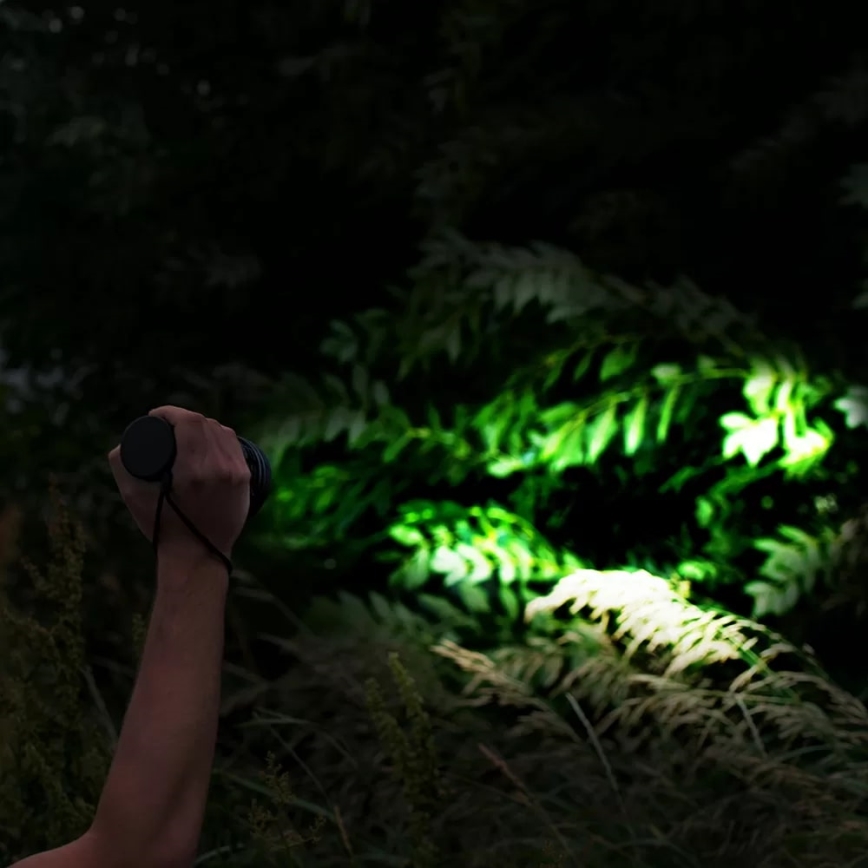 LED Dimmable rechargeable flashlight LED/5V IPX4 600 shiny 1200 mAh
