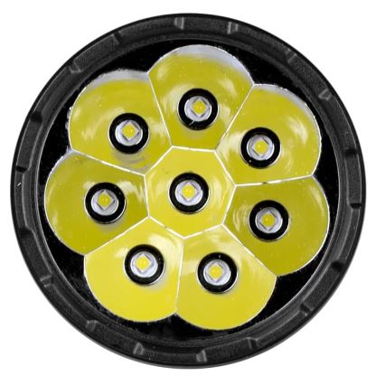 LED Dimmable rechargeable flashlight LED/5V IPX4 600 shiny 1200 mAh