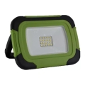 LED Dimmable rechargeable floodlight SAMSUNG CHIP + SOS function 10W/3,7V/USB IP44