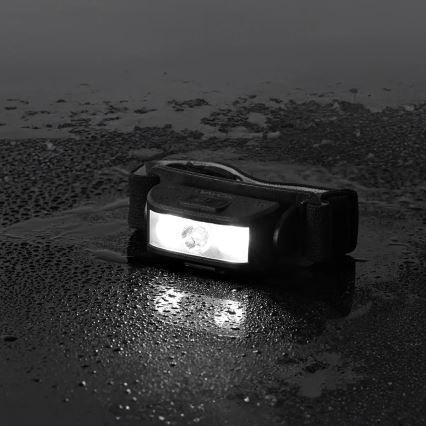 LED Dimmable rechargeable headlamp 3xLED/5V IPX4 100 shiny 1200 mAh