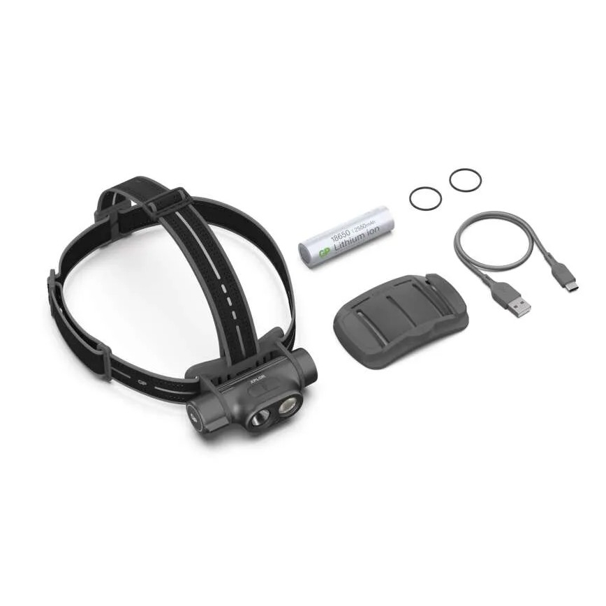 LED Dimmable rechargeable headlamp GP XPLOR PHR19 LED/1x18650/5V IPX8