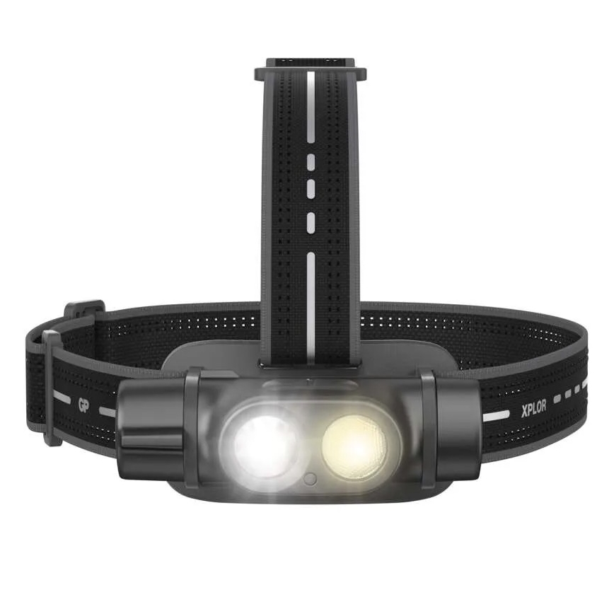LED Dimmable rechargeable headlamp GP XPLOR PHR19 LED/1x18650/5V IPX8