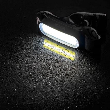 LED Dimmable rechargeable headlamp LED/5V IPX4 300 shiny 1200 mAh