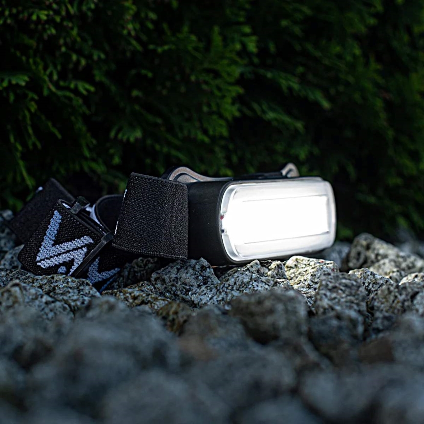 LED Dimmable rechargeable headlamp LED/5V IPX4 300 shiny 1200 mAh