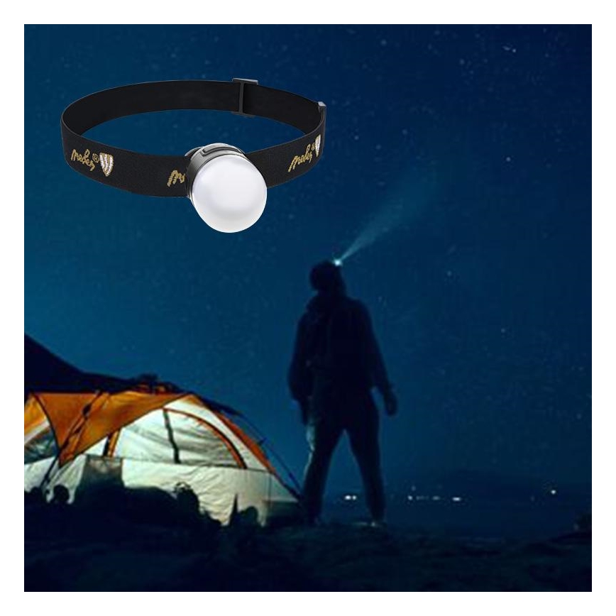 LED Dimmable rechargeable headlamp LED/8W/5V IP42 210 lm 800 mAh