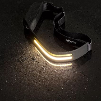 LED Dimmable rechargeable headlamp with sensor 3xLED/5V IP44 300 shiny 1200 mAh