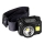 LED Dimmable rechargeable headlamp with sensor and red light LED/6W/5V/3xAAA IP44 500 shiny 1200 mAh