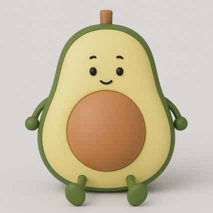 AVOCADO Dimmable Rechargeable Touch LED Night Light for Kids, 1W/5V, 1200 mAh