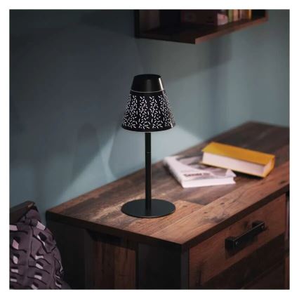 LED Dimmable rechargeable outdoor table lamp LED/4,2W/5V 2200mAh IP44