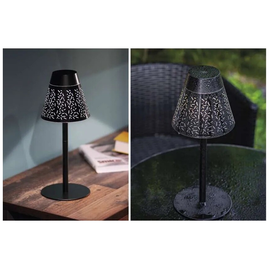 LED Dimmable rechargeable outdoor table lamp LED/4,2W/5V 2200mAh IP44