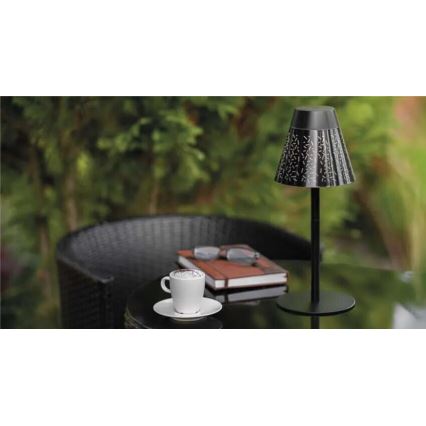 LED Dimmable rechargeable outdoor table lamp LED/4,2W/5V 2200mAh IP44